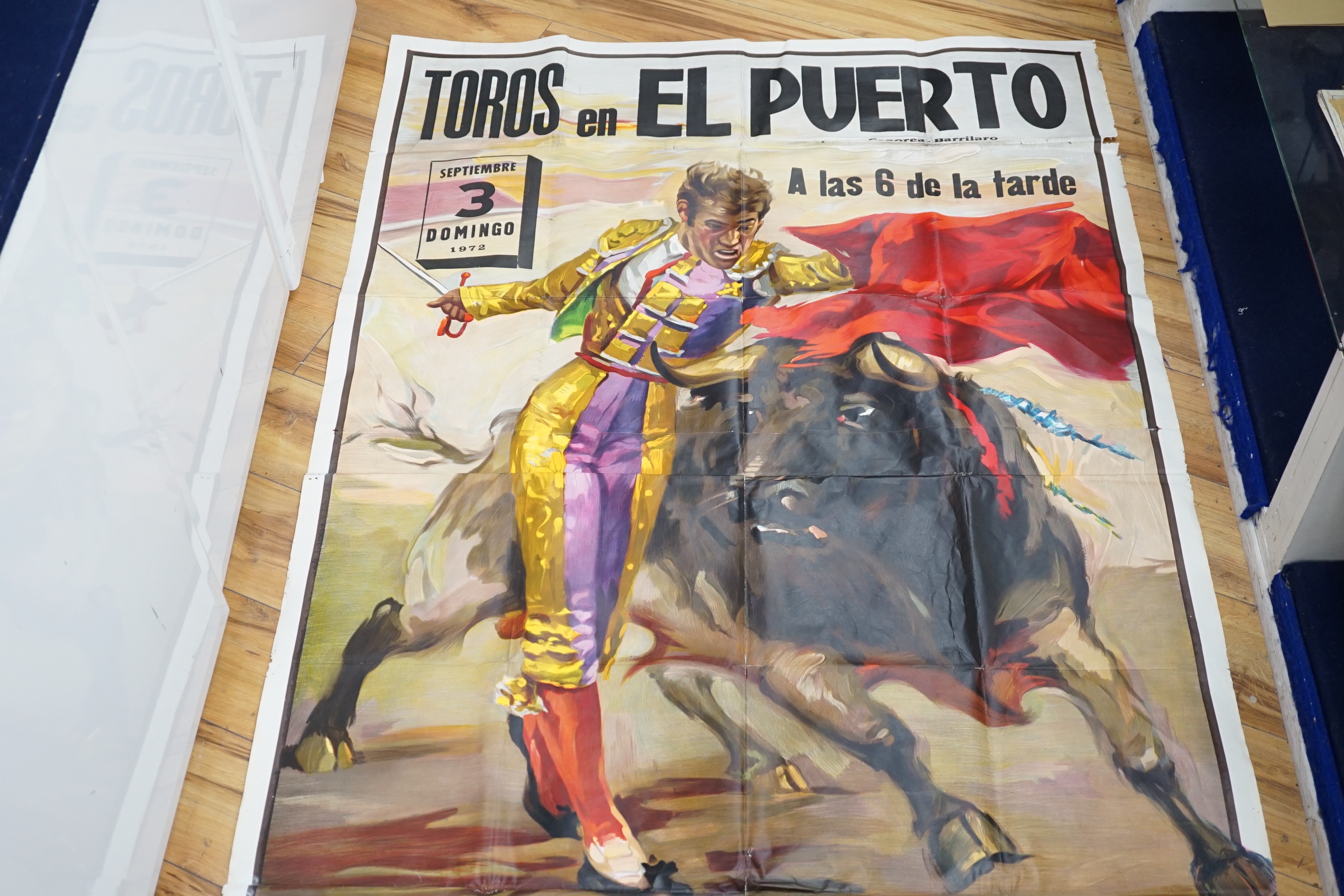 Spanish Matador circus poster - 230cm high